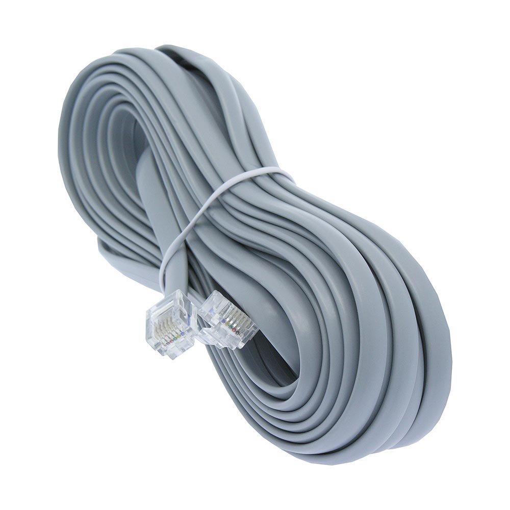 ACCL 25Ft RJ11 Modular Telephone Cable Reverse, 1 Pack