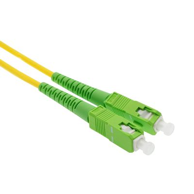 ACCL 1m SC/APC-SC/APC Singlemode Simplex Fiber Optic Patch Cable, 1 Pack