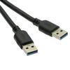 ACCL 6Ft USB3.0 A-Male to A-Male Black, 1 Pack view 1