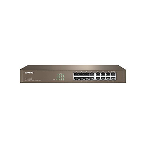 ACCL 16-Port Gigabit Ethernet Switch Tenda (TEG1016D v6), 1 Pack
