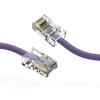 ACCL 100Ft Cat5E UTP Ethernet Network Non Booted Cable Purple, 1 Pack view 1