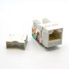 ACCL Cat.6 RJ45 110 Type Keystone Jack White, 1 Pack view 1