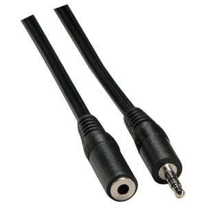 ACCL 50Ft 3.5mm Stereo M/F Speaker/Headset Cable, 1 Pack