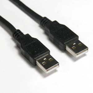 ACCL 15Ft A-Male to A-Male USB2.0 Cable Black, 1 Pack