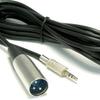 ACCL 6Ft XLR Male to 3.5mmm TRS (Balanced Audio) Male Cable, 1 Pack view 1