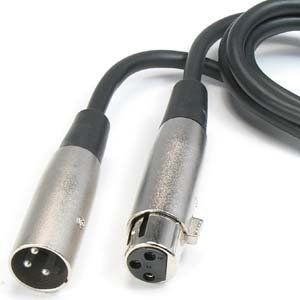 ACCL 50Ft XLR 3P Male/Female Balanced Audio Microphone Cable, 1 Pack