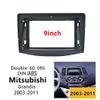 9 inch Car Radio Fascia Panel for Mitsubishi Grandis 2003-11 Stereo Dash Frame view 2