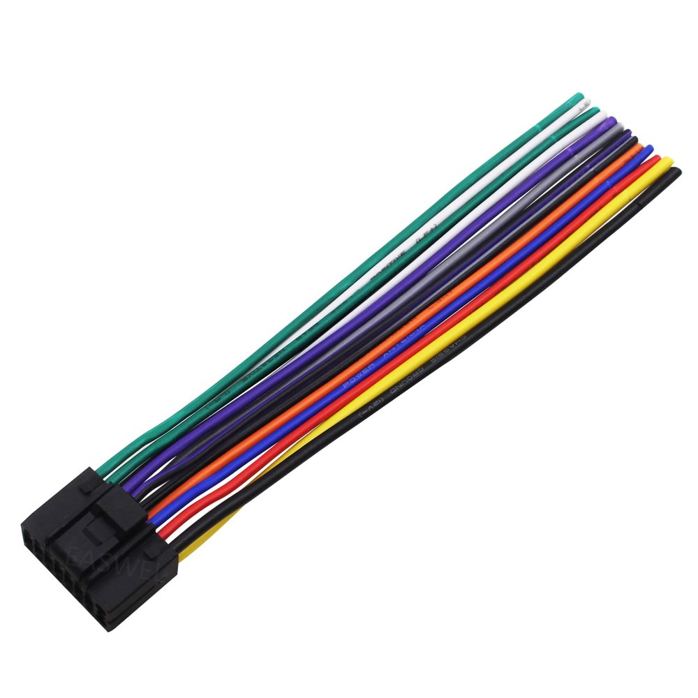 Wire Harness for Kenwood KDC-HD548U KDCX395 KDC-X395 KDCX396 KDC-X396