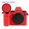 Camera Case for Panasonic LUMIX DC-S5 S5 Mirrorless Camera Skin Soft Silicone Rubber Protective Body Housing Case Camera Protector Cover (Red) view 2