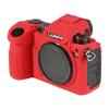 Camera Case for Panasonic LUMIX DC-S5 S5 Mirrorless Camera Skin Soft Silicone Rubber Protective Body Housing Case Camera Protector Cover (Red) view 3