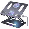 Laptop Riser for Desk, Stand Up Computer Stand for Laptop Notebook Computer Stand Adjustable Ergonomic Laptop Stand with Fan Compatible Samsung Hp Dell Etc Laptops view 1