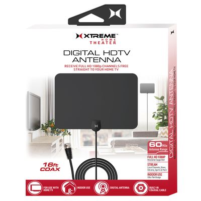 XTREME XHV11058BLK XTREME Digital HDTV Antenna