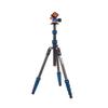 3 Legged Thing Punks Brian 2.0 Carbon Fibre Travel-Friendly Tripod - Compact & Adjustable Camera Tripod with Three Detachable Legs - Blue/Black (BRIANBLUE2.0) view 1