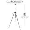 3 Legged Thing Punks Brian 2.0 Carbon Fibre Travel-Friendly Tripod - Compact & Adjustable Camera Tripod with Three Detachable Legs - Blue/Black (BRIANBLUE2.0) view 2