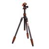 3 Legged Thing Punks Billy 2.0 Carbon Fibre Travel-Friendly Tripod - Compact & Adjustable Camera Tripod with Three Detachable Legs - Copper/Black (BILLYBLACK2.0) view 1