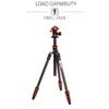 3 Legged Thing Punks Billy 2.0 Carbon Fibre Travel-Friendly Tripod - Compact & Adjustable Camera Tripod with Three Detachable Legs - Copper/Black (BILLYBLACK2.0) view 3