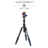 3 Legged Thing Punks Corey 2.0 Magnesium Alloy Ultra-Compact Travel Tripod - Adjustable, Multi-use Camera Tripod with Three Detachable Legs - Blue/Black (COREYBLUE2.0) view 3