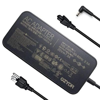 150W AC Adapter Charger 20V 7.5A for Asus ADP-150CH B A18-150P1A Rog G531GT G731GT FX505GT FX505DD FX505DU FX705GT FX705DD FX705DT FX705DU with Power Cord