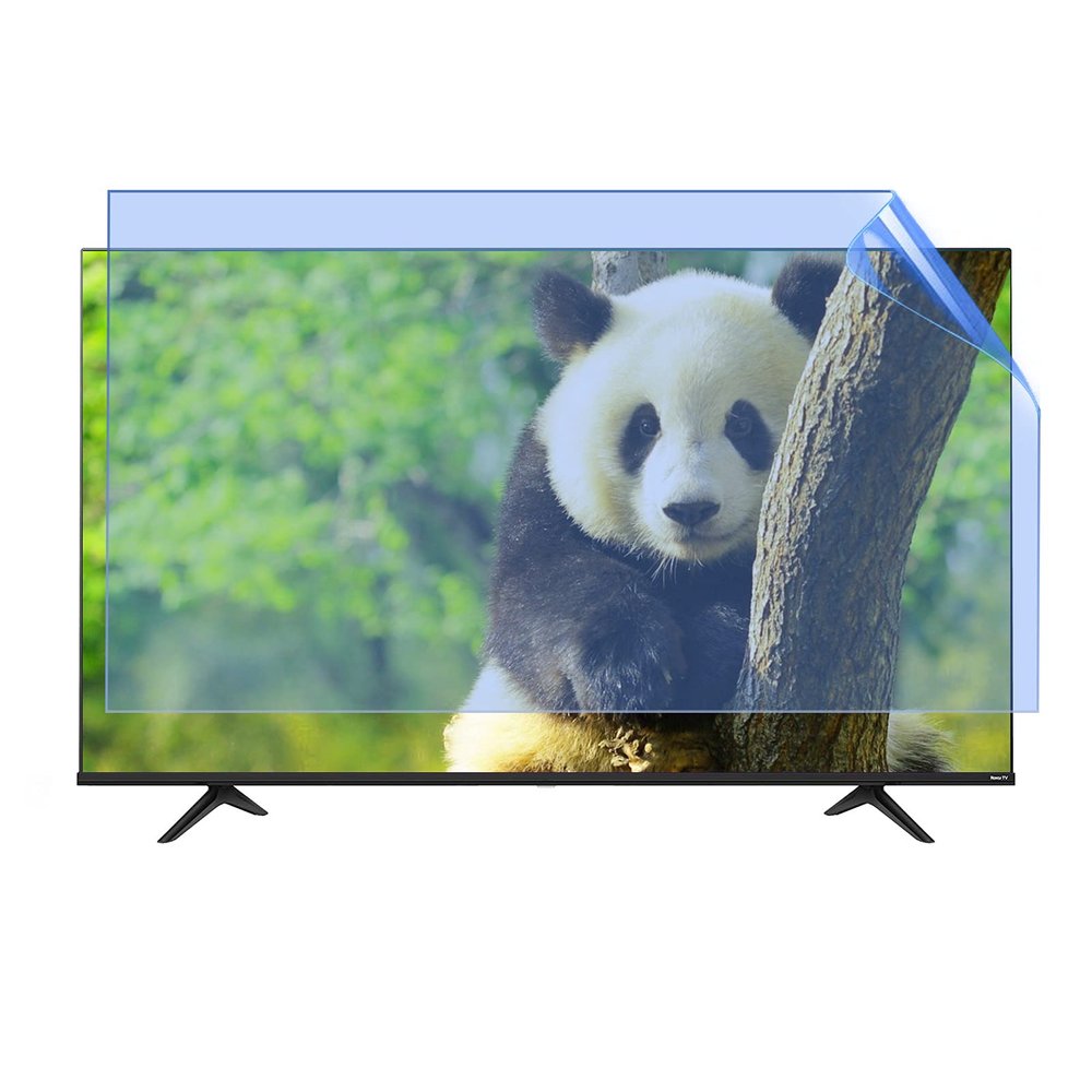 Anti Glare TV/PC Screen Protecto,Indoor & Outdoor Anti Blue Light Screen Frosted Film Anti-Reflection Rate Up to 92%,32" 698 * 392