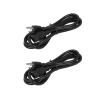 2 pack 6 ft Computer AC Power Cable 18 AWG foot Cord PSU Supply 3 prong NEW,Jikkolumlukka view 1
