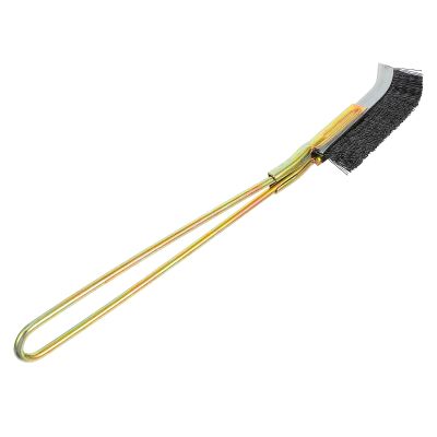 1pc Stainless Steel Wire Brush Wire Scratch Brush Dust Removal Tool Handle Brush Polishing Tool Groove Brush Cleaning Brush Industrial Brush Home Cleaning Tool Manual Brush