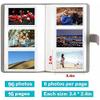 Epicgadget 96 Pocket Mini Film PU Leather Photo Album for Fujifilm Instax Mini 11 9 8 90 8+ 26 7s Instant Camera Film Polaroid Snap Zip Z2300 PIC-300 Film (Rainbow Crayon) view 2