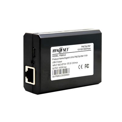 60W Gigabit PoE++ Splitter IEEE802.3bt to USB-C Power Adapter Output 5V/9V/12V/15V/20V for Raspberry Pi 4,Eero,Laptop,Google Mesh,Phone,Tablets,Google Pixel