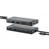 ALOGIC USB-C 12-in-1 Mini Docking Station, Dual Display, 2xHDMI, 1xVGA, 100W PD, 2xUSB-C, 2xUSB-A 2.0, 2xUSB-A 3.0, RJ45, 1x SD/TF Port, MacBook/Surface & Other USB-C Devices Compatible. view 1