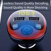 Bluetooth FM Transmitter for Car, BT5.0 Wireless FM Radio Adapter Car Kit with Dual USB Ports Support USB, TF Card Mp3 Player view 2