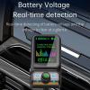Wireless in-Car Bluetooth FM Transmitter Radio Adapter Car Kit, 1.8 Inch Display Supports TF/SD Card EQ and QC3.0 & 5V/2.4A Charging Hands-Free Calls view 4