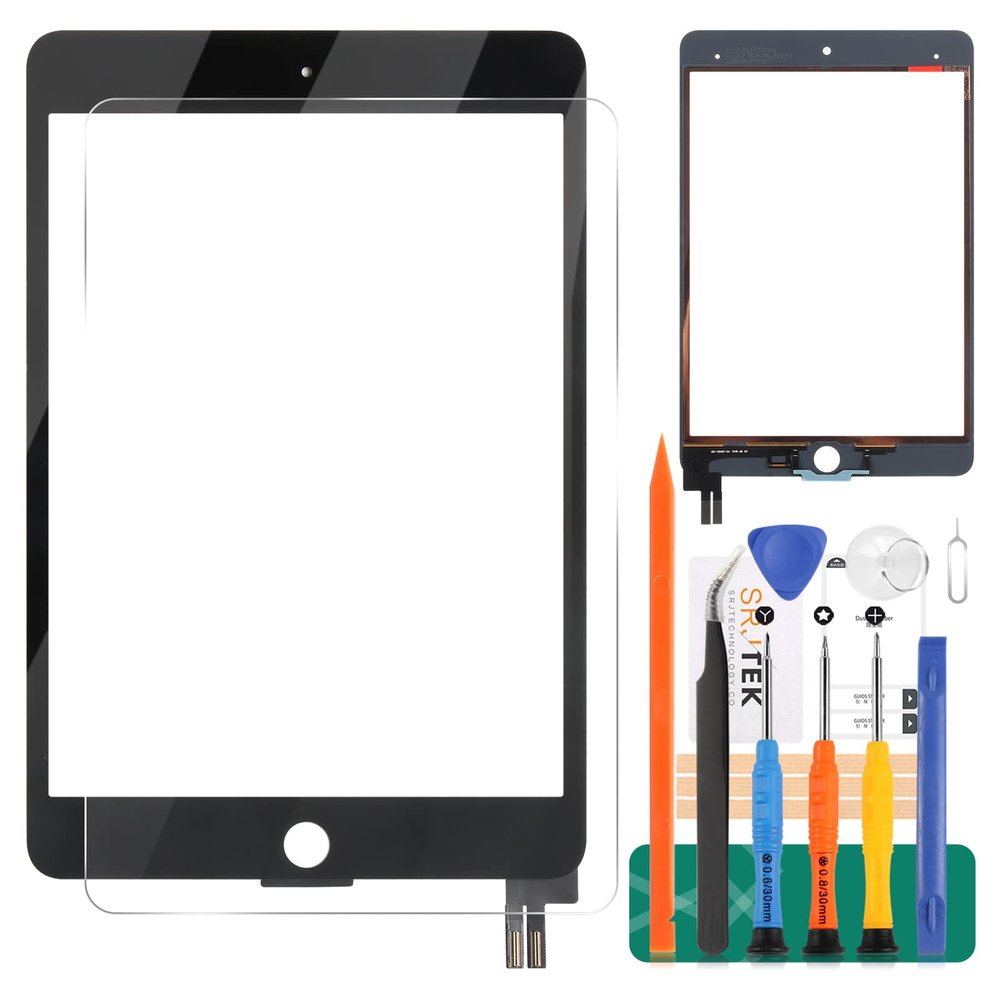 Replacement for iPad mini 5 A2124 A2126 A2133 Touch Screen Digitizer Glass with Repair Tools BlackWithout LCD Screen