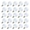 Vickerman 300886-0.45 watt G50 Intermediate Screw Base Cool White LED Faceted (25 pack) Christmas Light Bulbs (XLEDG65-25) view 1