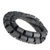 Aicosineg PE Spiral Cable Wrap Cord 30mm (Wrapping Range:8mm-42mm) for Computer Mechanical Equipments Electrical Wire Organizer Sleeve Hose 2m Grey 1Pcs view 1