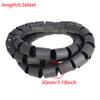 Aicosineg PE Spiral Cable Wrap Cord 30mm (Wrapping Range:8mm-42mm) for Computer Mechanical Equipments Electrical Wire Organizer Sleeve Hose 2m Grey 1Pcs view 2