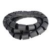Aicosineg PE Spiral Cable Wrap Cord 30mm (Wrapping Range:8mm-42mm) for Computer Mechanical Equipments Electrical Wire Organizer Sleeve Hose 2m Grey 1Pcs view 3