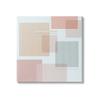 Abstract Patterned Squares Industrial Geometric Shapes Pink Grey view 1