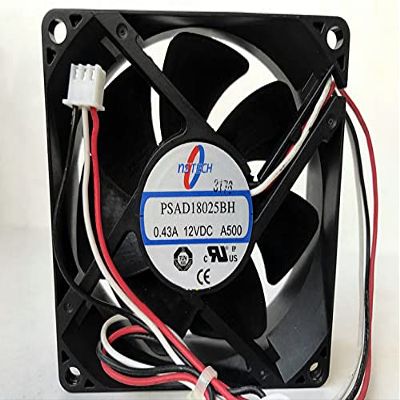 PSAD18025BH A500 NSTECH DC12V 0.43A 8CM Double Ball 3-Wire Fan