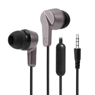 UrbanX R2 Wired in-Ear Headphones with Mic for Lenovo A2010 with Tangle-Free Cord, Noise Isolating Earphones, Deep Bass, in-Ear Bud Silicone Tips