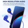 UrbanX R2 Wired in-Ear Headphones with Mic for Allview P5 Pro with Tangle-Free Cord, Noise Isolating Earphones, Deep Bass, in-Ear Bud Silicone Tips view 2
