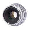 Brightin Star 35mm F1.7 Lens for Fujifilm XF-Mount Mirrorless Cameras, APS-C Manual Focus Large Aperture Prime Humanistic Lens Fit for XT5, XT4, XT30, XPRO3/2, XT200, XS10, XA7, XE4, XH1(Silver) view 1