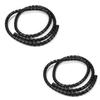 Aicosineg PE Spiral Cable Wrap Cord 10mm (Wrapping Range:8mm-42mm) for Computer Construction Electronic Industry Electrical Wire Organizer Sleeve Hose 1m Black 2Pcs view 1
