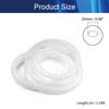 Aicosineg PE Spiral Cable Wrap Cord 25mm (Wrapping Range:8mm-42mm) for Wire Assembly Packaging and Shipping Electrical Wire Organizer Sleeve Hose 1m White 2Pcs view 2