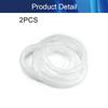 Aicosineg PE Spiral Cable Wrap Cord 25mm (Wrapping Range:8mm-42mm) for Wire Assembly Packaging and Shipping Electrical Wire Organizer Sleeve Hose 1m White 2Pcs view 3