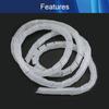 Aicosineg PE Spiral Cable Wrap Cord 25mm (Wrapping Range:8mm-42mm) for Wire Assembly Packaging and Shipping Electrical Wire Organizer Sleeve Hose 1m White 2Pcs view 4