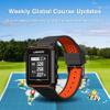 CANMORE TW353 Golf GPS Watch for Men and Women, High Contrast LCD Display, Free Update Over 41,000 Preloaded Courses Worldwide, Lightweight Essential Golf Accessory for Golfers, Black/Gray/Turquoise view 3