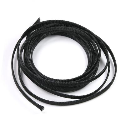 Bettomshin 9.84ft - 0.24 inch PET Expandable Braided Sleeve, Braided Cable Sleeve for Sleeving Protect and for USB Cable Power Cord Audio Video Cable - Protect Cat from Chewing Cords - Black