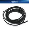 Bettomshin 9.84ft - 0.24 inch PET Expandable Braided Sleeve, Braided Cable Sleeve for Sleeving Protect and for USB Cable Power Cord Audio Video Cable - Protect Cat from Chewing Cords - Black view 3