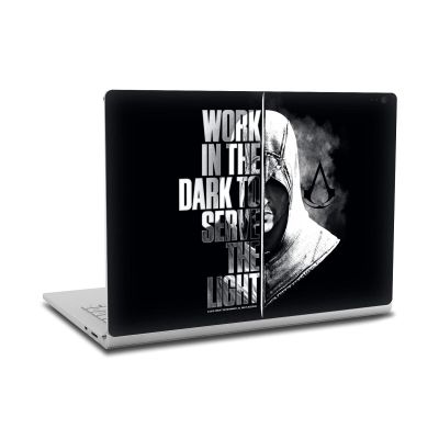 Head Case Designs Officially Licensed Assassin's Creed Half Typography Vinyl Sticker Skin Decal Cover Compatible with Microsoft Surface Book 2