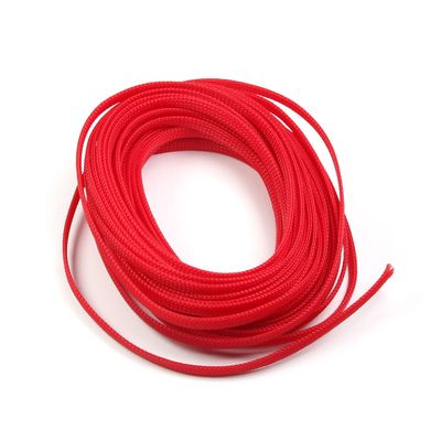 Bettomshin 32.8ft - 0.24 inch PET Expandable Braided Sleeve, Braided Cable Sleeve for Sleeving Protect and for USB Cable Power Cord Audio Video Cable - Protect Cat from Chewing Cords - Red