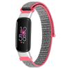 KangPlus Sport Wristband Compatible with Fitbit Luxe,Slim Sport Comfortable Wristbands Nylon Watch Straps Accessories Adjustable 5.5-7.9 inch for Women Girl - Shiny Pink view 1